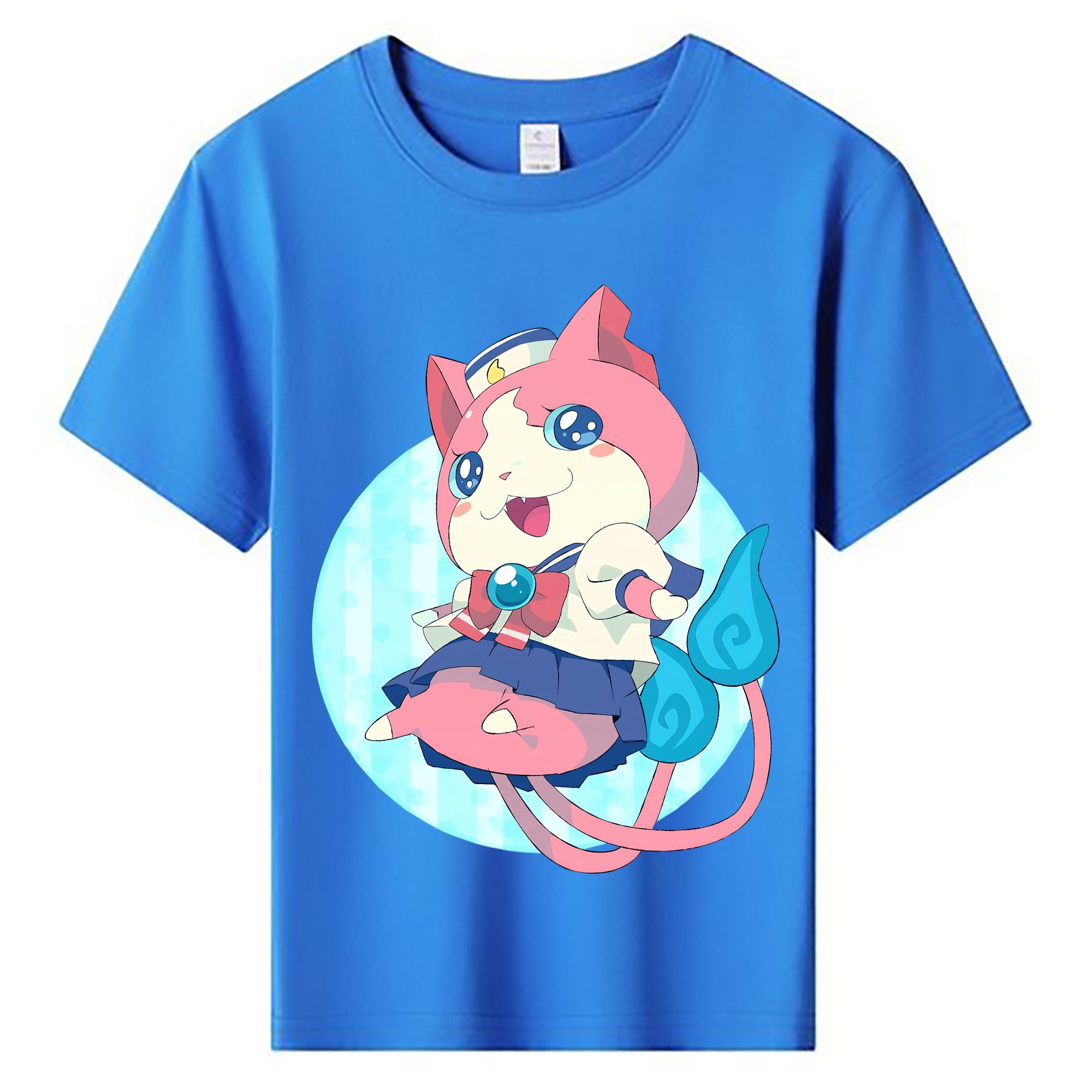 （画像用） 妖怪ウォッチ Yo-kai Watch 綿100％キッズTシャツ（フロントプリント）
